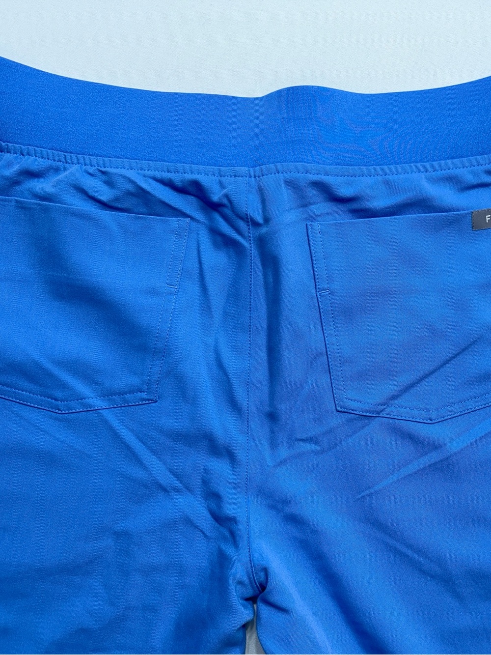 Figs Zamora Jogger Scrub Pants Womens Size Medium Blue High Waist 29” Inseam - Picture 9 of 10